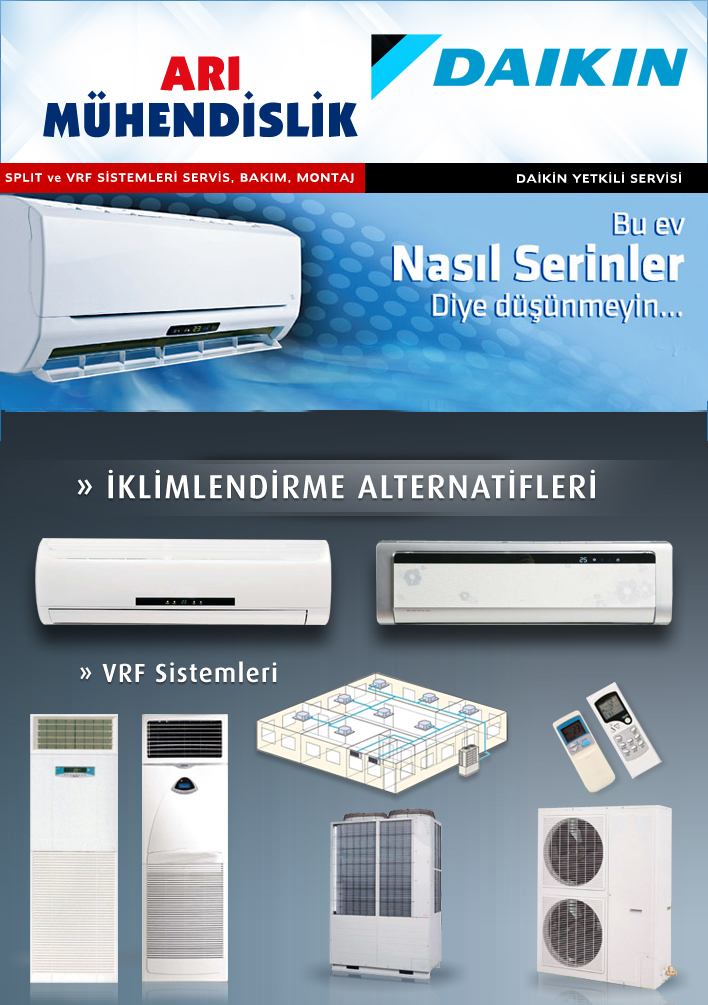 Ar Mhendislik Klima Tamir Bakm, Daikin Yetkili Servisi